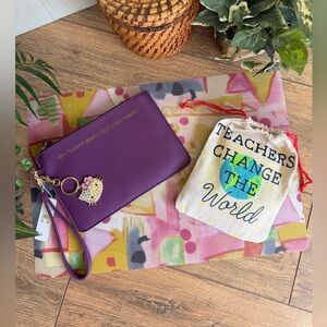Teacher Appreciation Bundle - Wristlet, Hello Kitty Bag Charm & Pouch w/Gifts